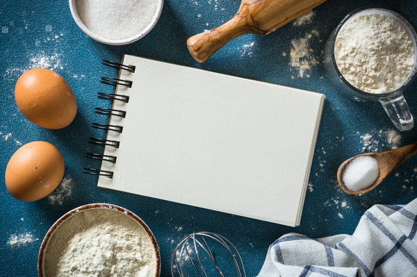 Les différentes recettes à mettre dans son livre de recette